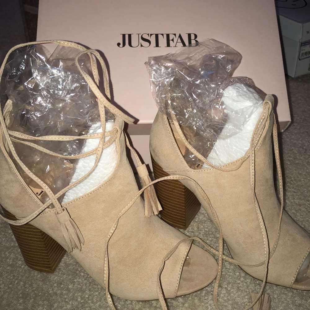 JustFab Sandal Booties